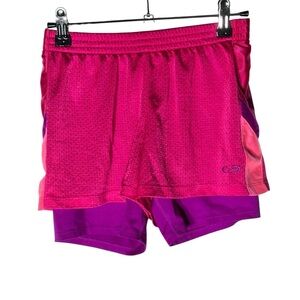 Champion Vibrant Pink and Purple Kids Shorts Size 10/12